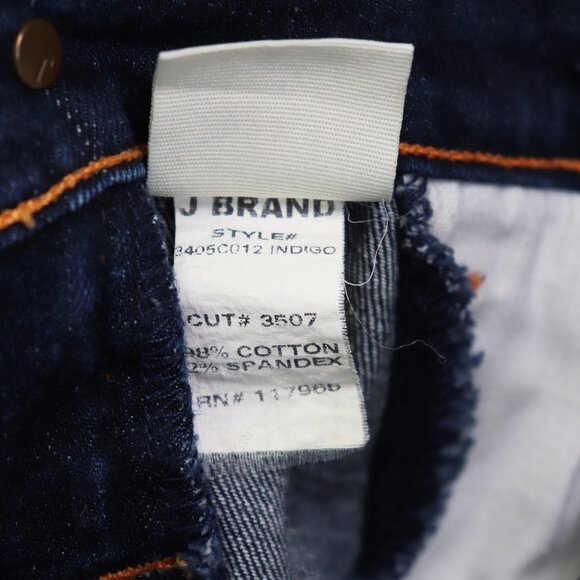 J Brand Mama J Boot Cut Maternity Jeans Super Stretch Denim Indigo Dark Wash 26 - Picture 4 of 7